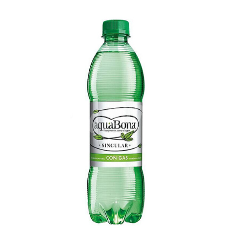 Agua con gas Aquabona 50cl. Pack de 12 botellas de 50cl – Sánchez-Garrido