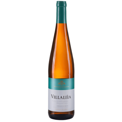 Botella de vino Villalua seco