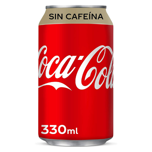 Coca-Cola sin cafeína lata