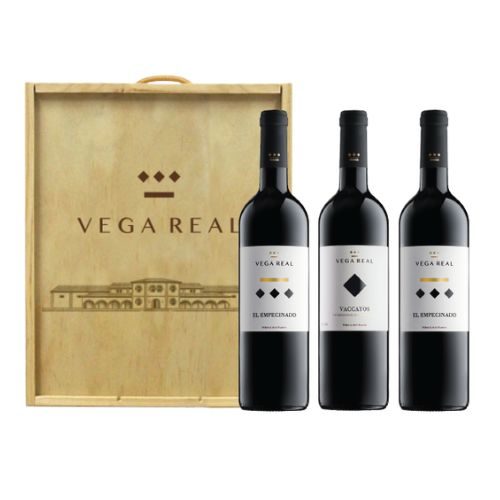Estuche selección especial Vega real 3 botellas