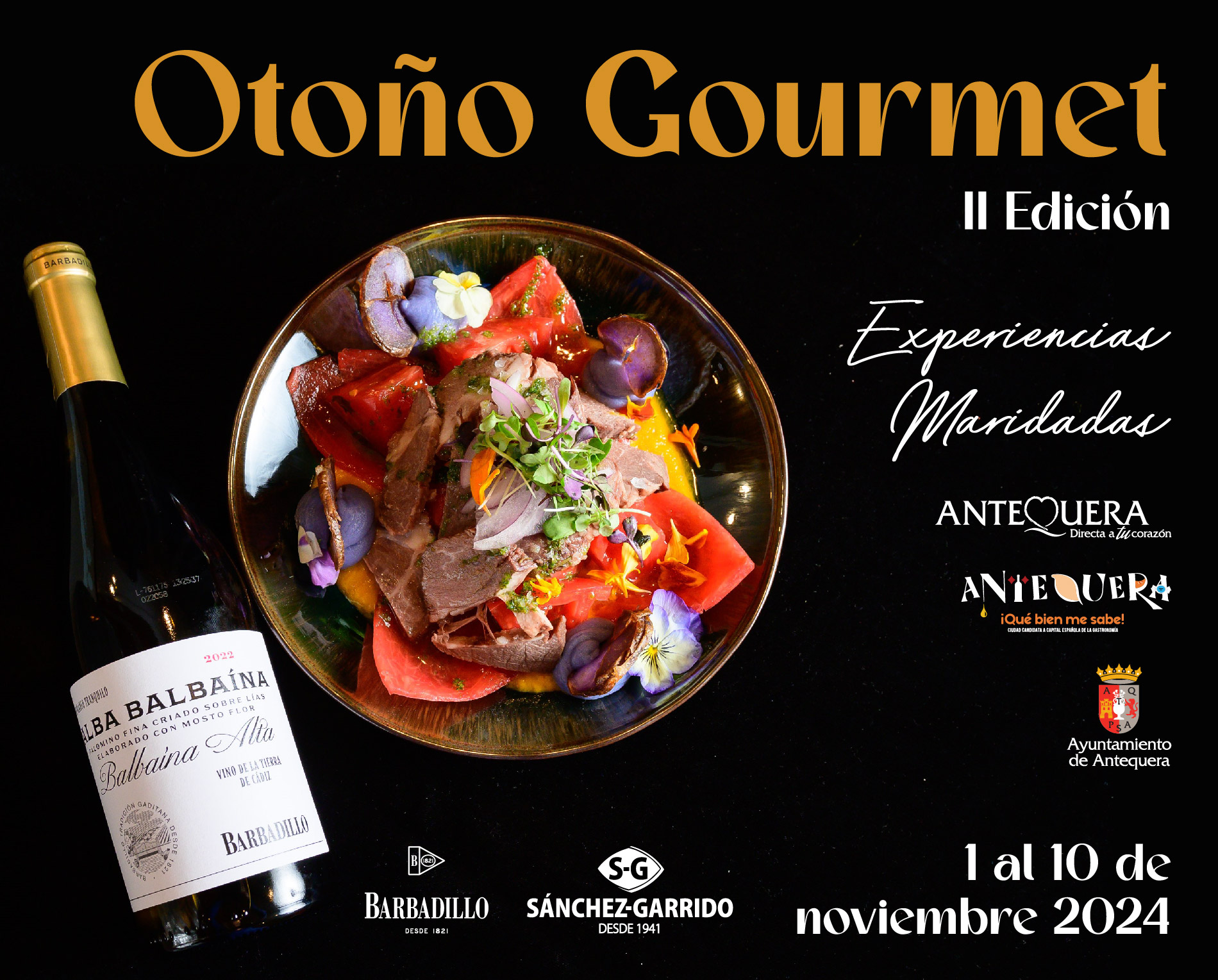 Cartel Otoño Gourmet Antequera 2024